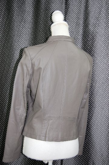 ラムレザー　シングルライダースジャケットの画像