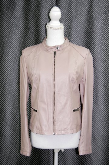 ラムレザー　シングルライダースジャケットの画像