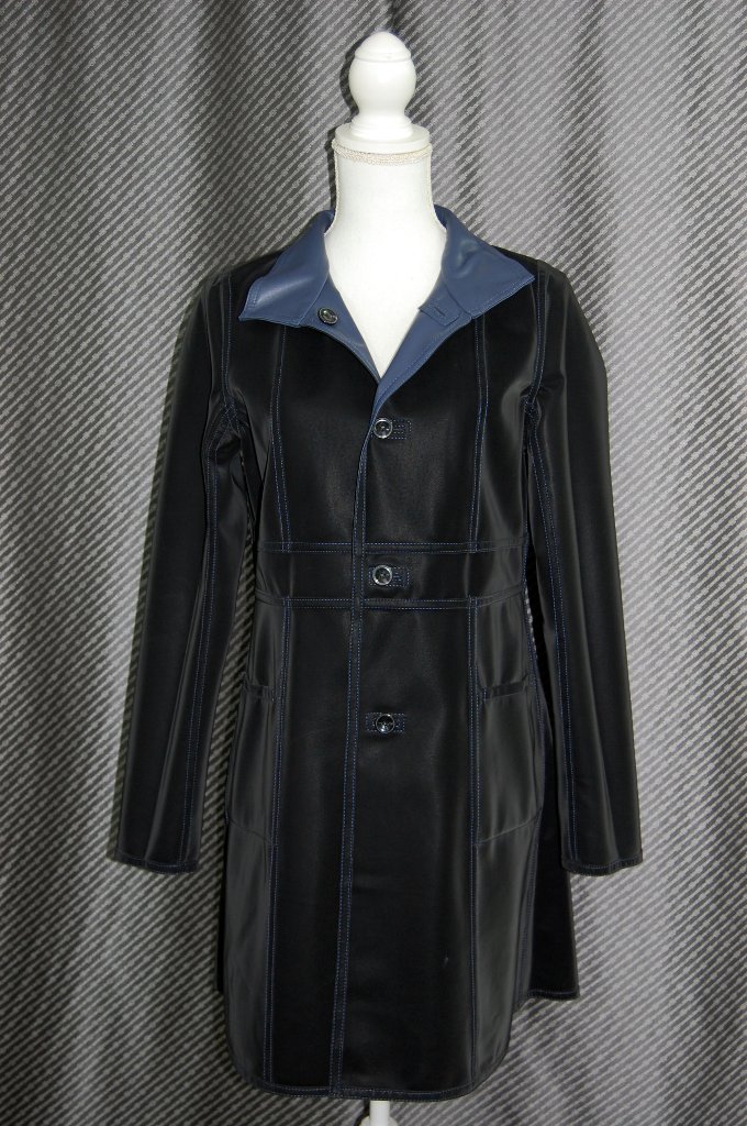 ベルベットラムレザー　ダブルフェイスコートの画像