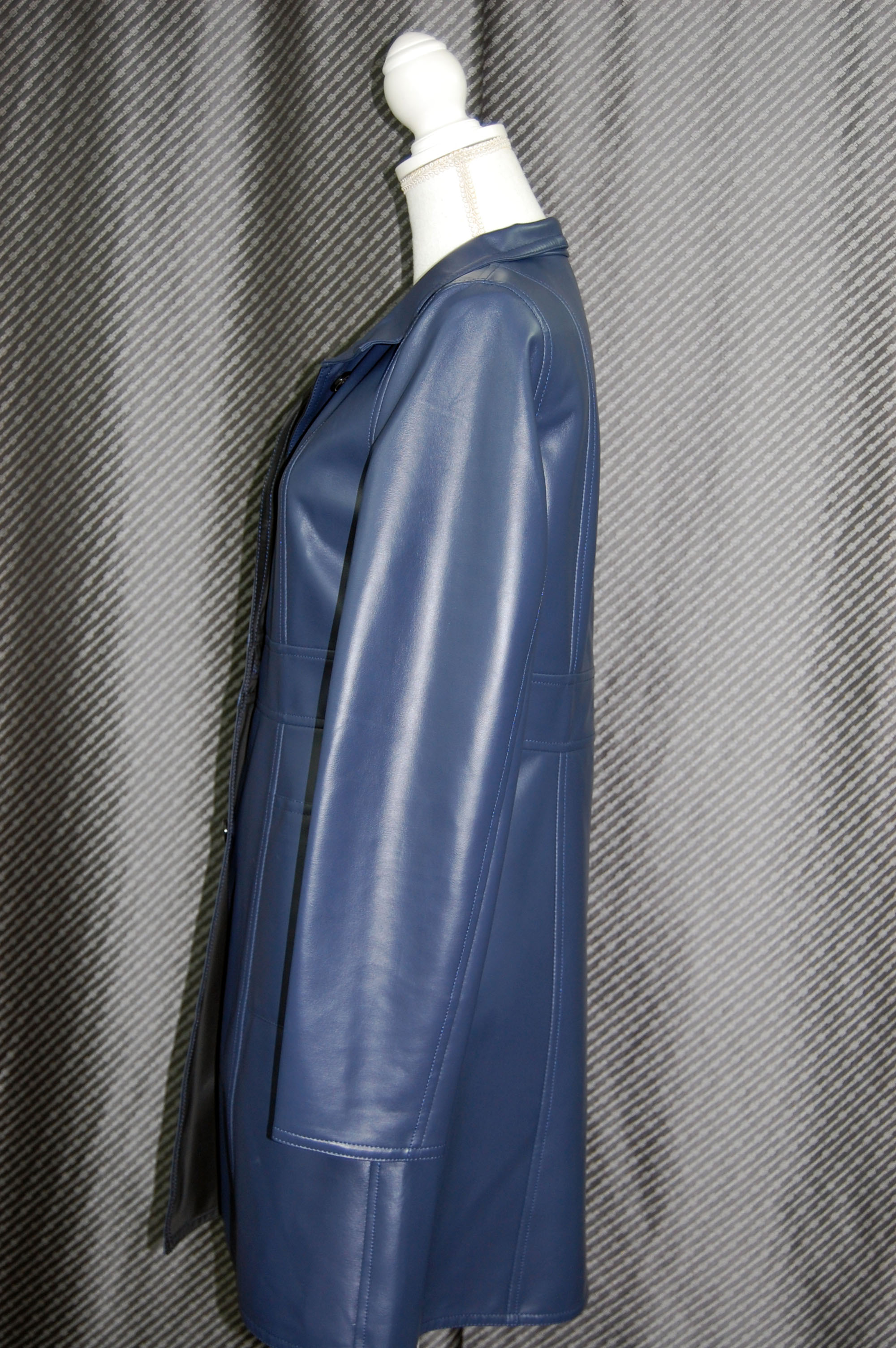 ベルベットラムレザー　ダブルフェイスコートの画像