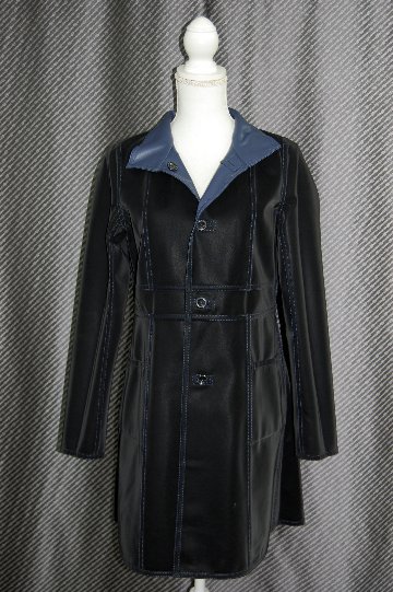 ベルベットラムレザー　ダブルフェイスコートの画像