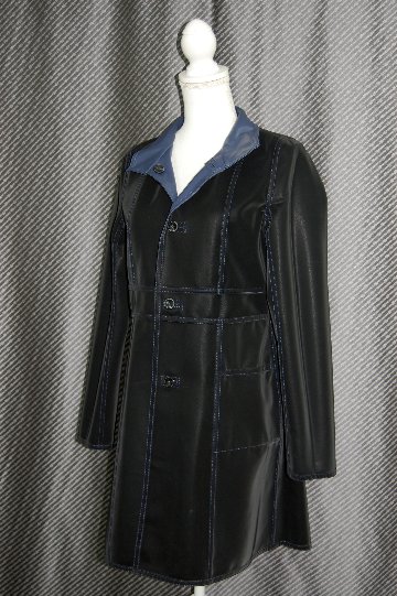ベルベットラムレザー　ダブルフェイスコートの画像