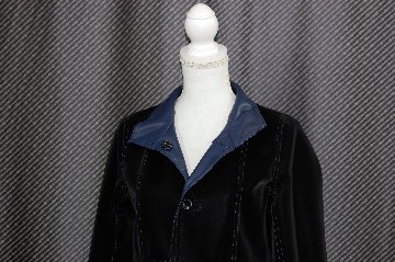ベルベットラムレザー　ダブルフェイスコートの画像