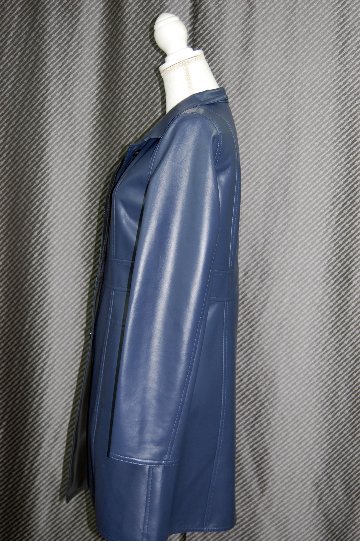 ベルベットラムレザー　ダブルフェイスコートの画像