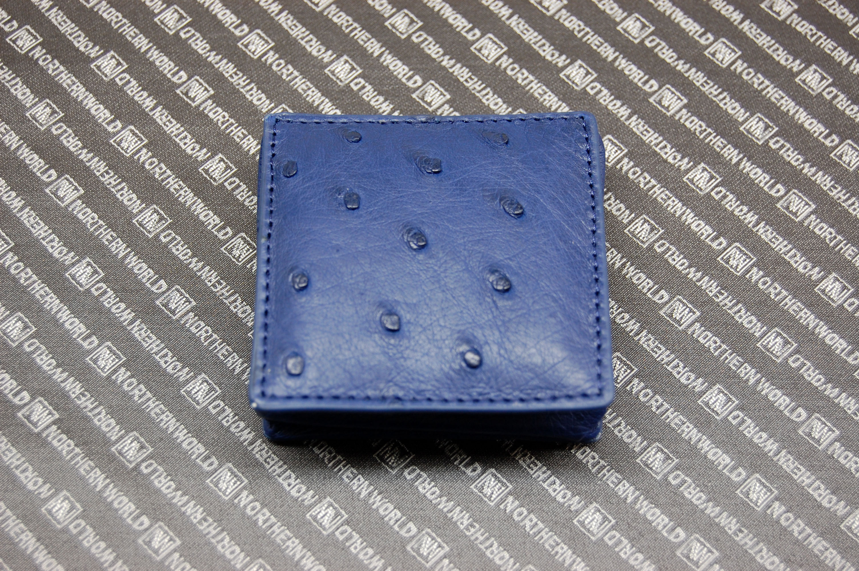 オーストリッチ革　コンパクト小銭入れの画像