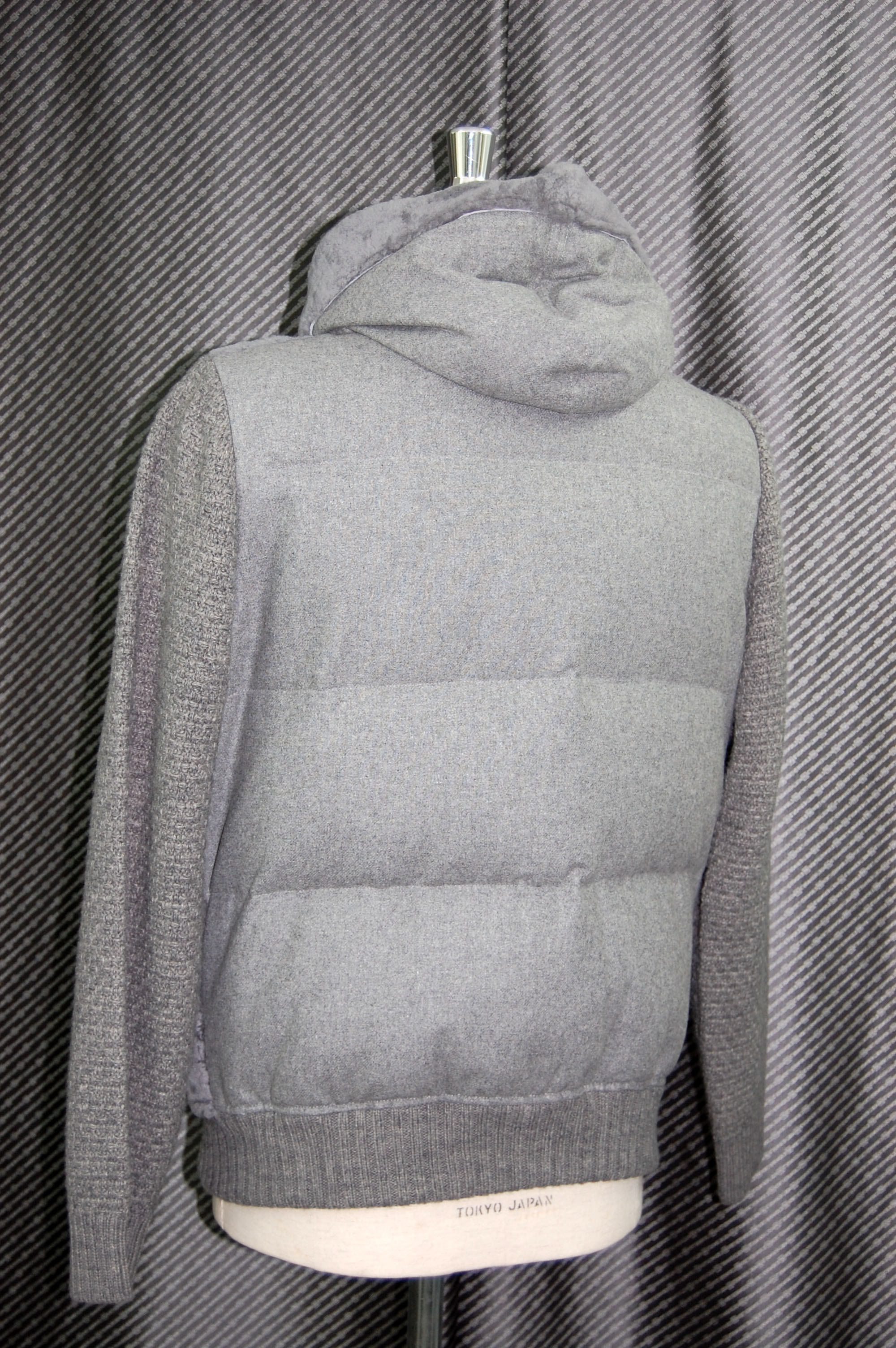 Men'sムートン＆ダウン　フーディージャケットの画像