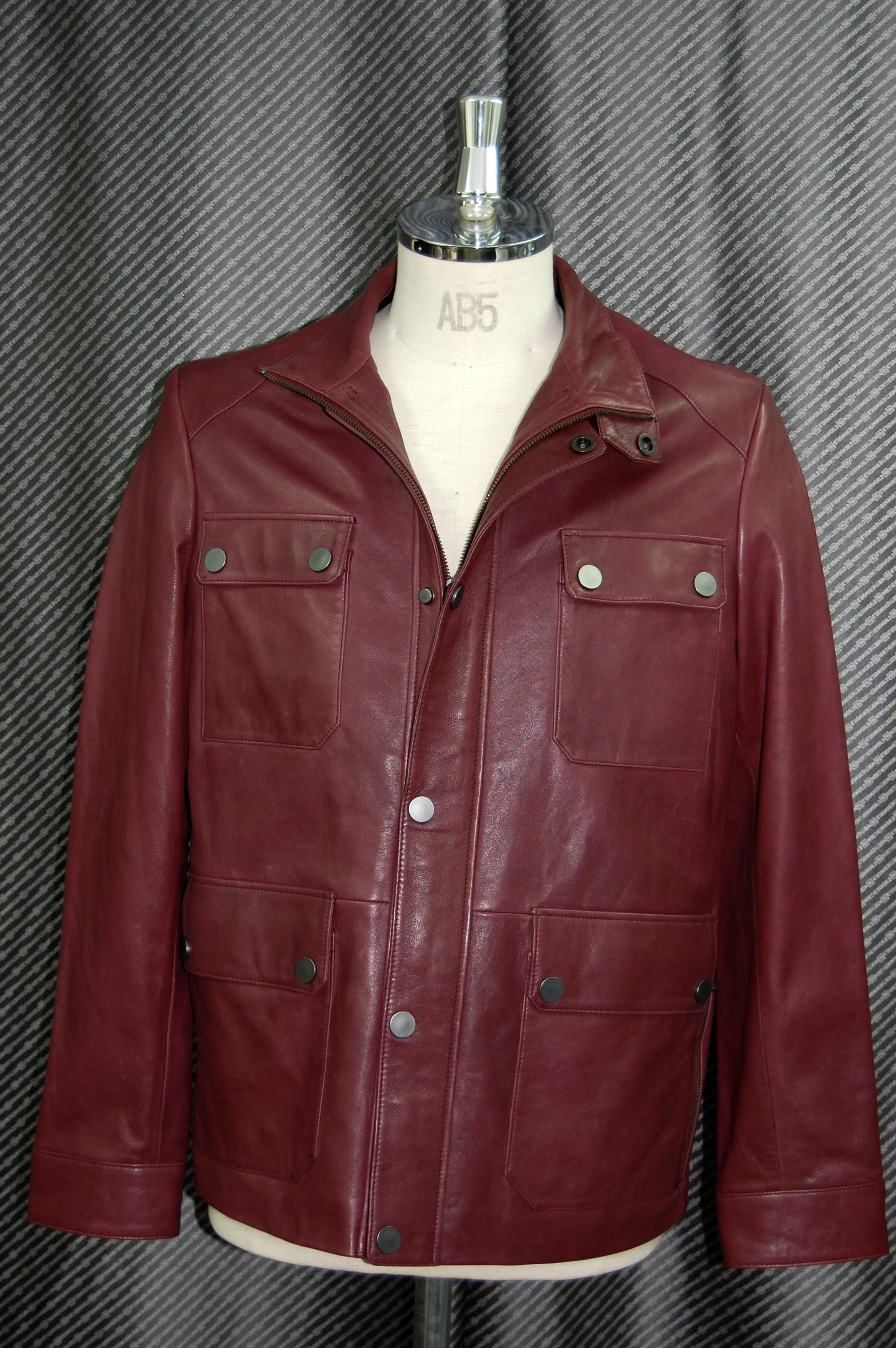 Men'sラムレザー　ジャケットの画像