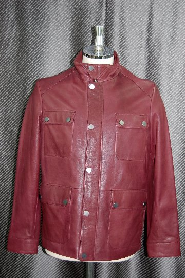 Men'sラムレザー　ジャケットの画像