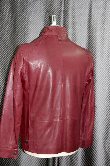 Men'sラムレザー　ジャケットの画像