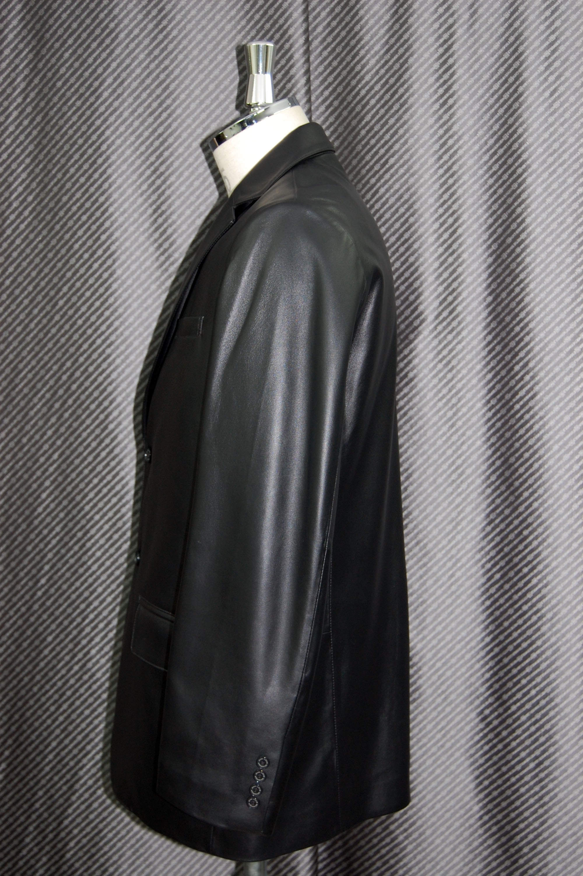 JEAN-LOUIS SCHERRER　Men'sラムレザー　テーラードジャケットの画像