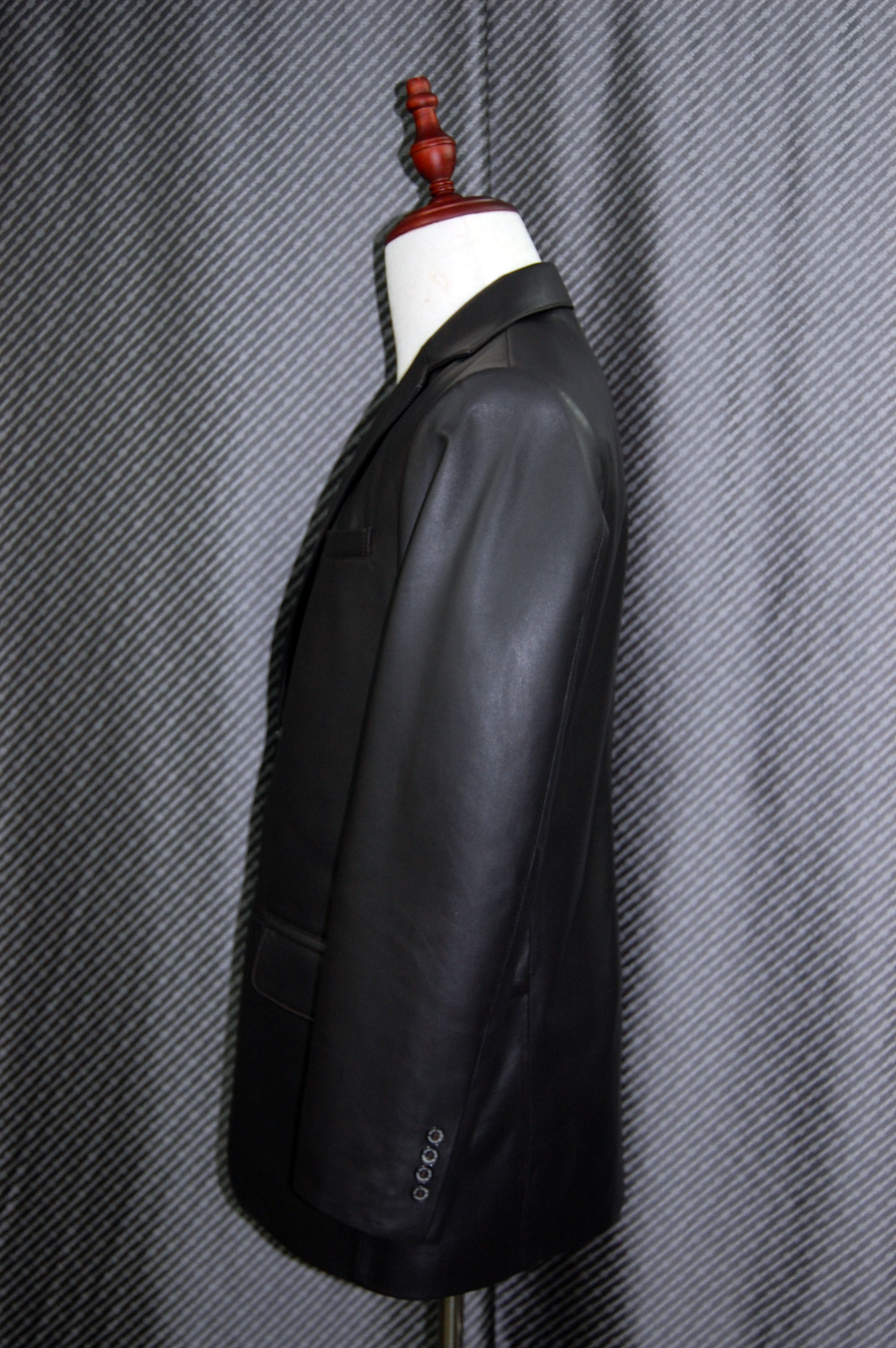 JEAN-LOUIS SCHERRER　Men'sラムレザー　テーラードジャケットの画像