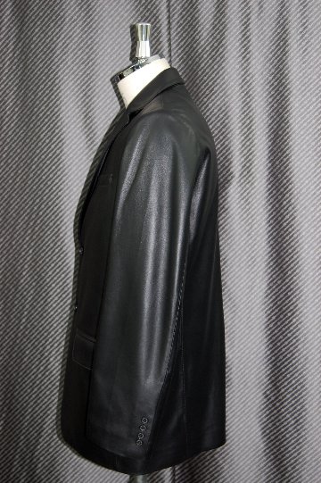 JEAN-LOUIS SCHERRER　Men'sラムレザー　テーラードジャケットの画像