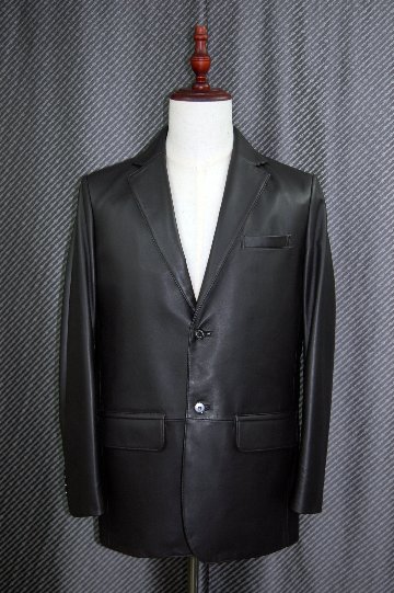 JEAN-LOUIS SCHERRER　Men'sラムレザー　テーラードジャケットの画像