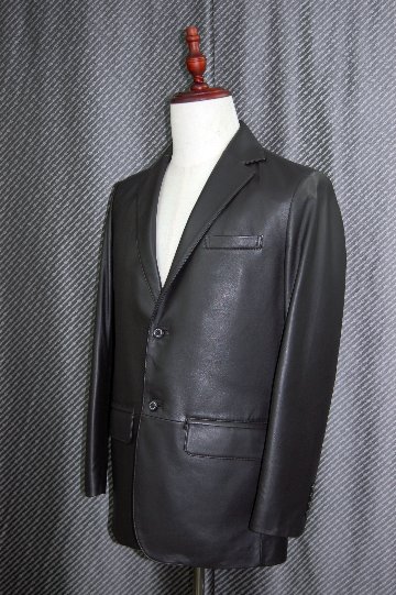 JEAN-LOUIS SCHERRER　Men'sラムレザー　テーラードジャケットの画像