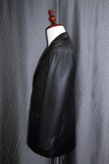 JEAN-LOUIS SCHERRER　Men'sラムレザー　テーラードジャケットの画像