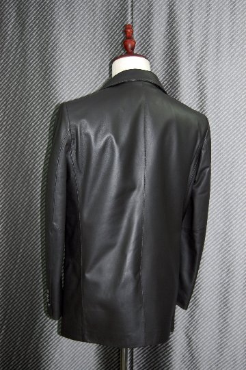 JEAN-LOUIS SCHERRER　Men'sラムレザー　テーラードジャケットの画像