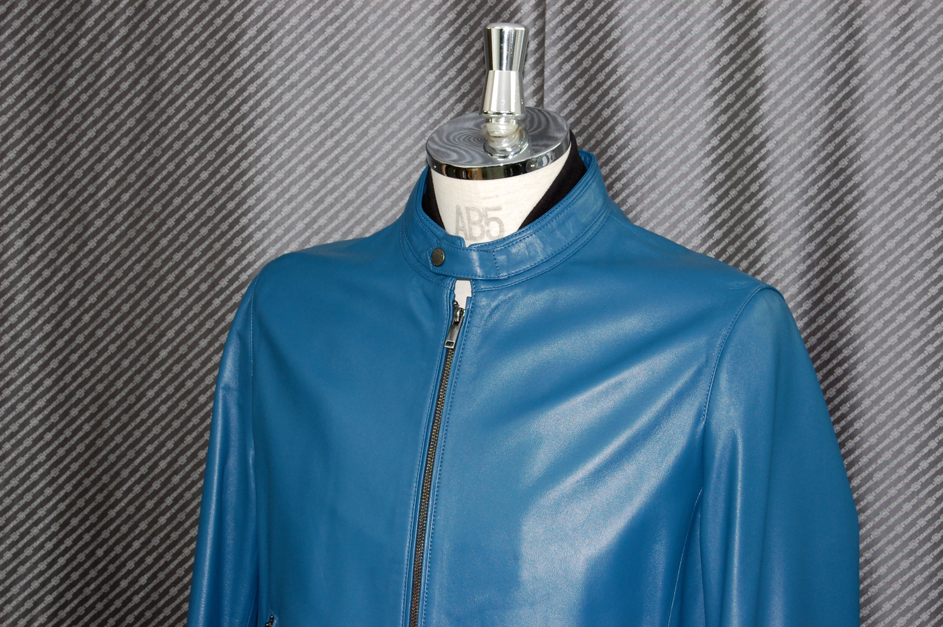Men'sラムレザー　ブルゾンの画像