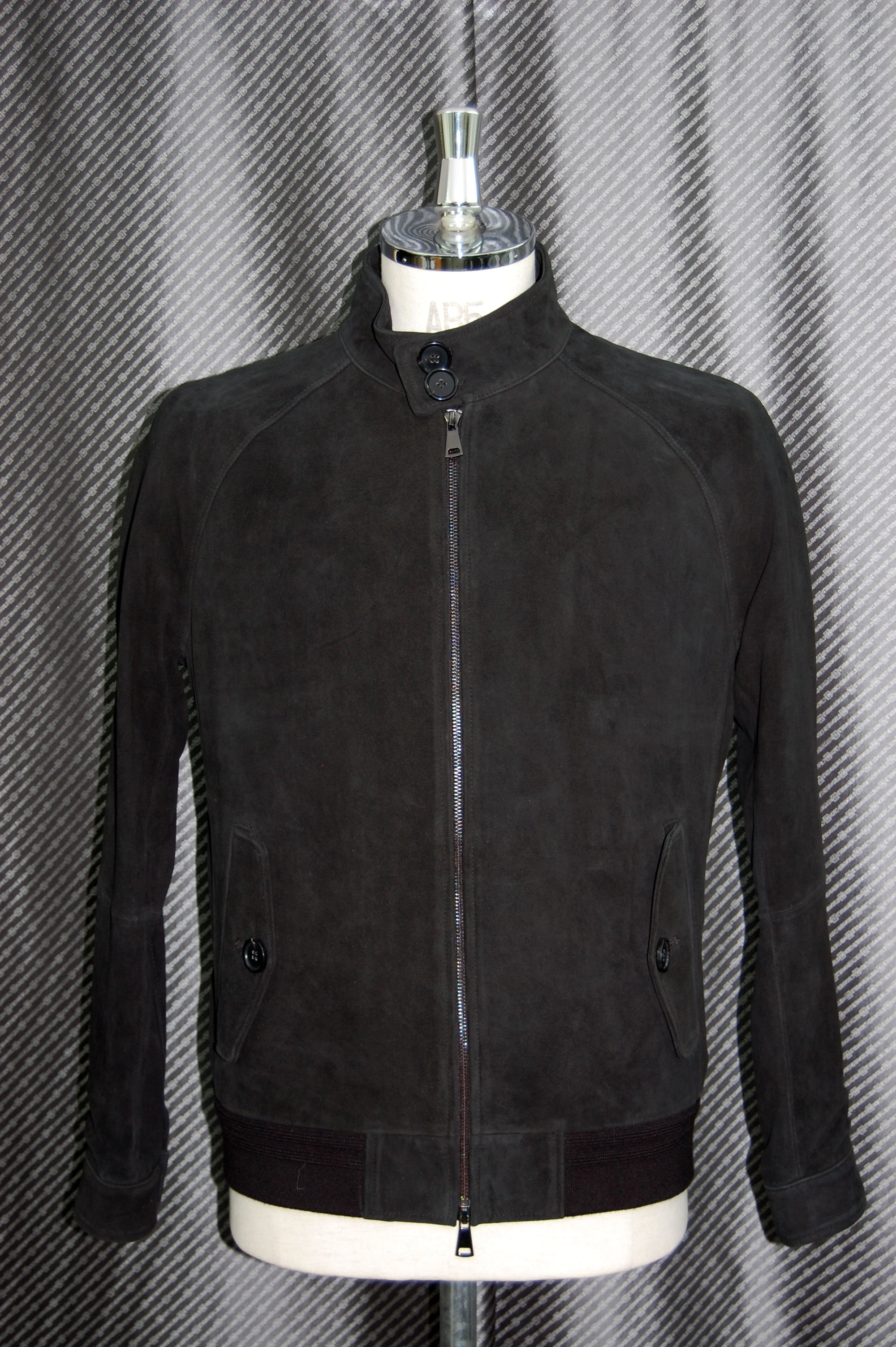 JEAN-LOUIS SCHERRER　Men'sラムレザー　スタンドカラージャケットの画像