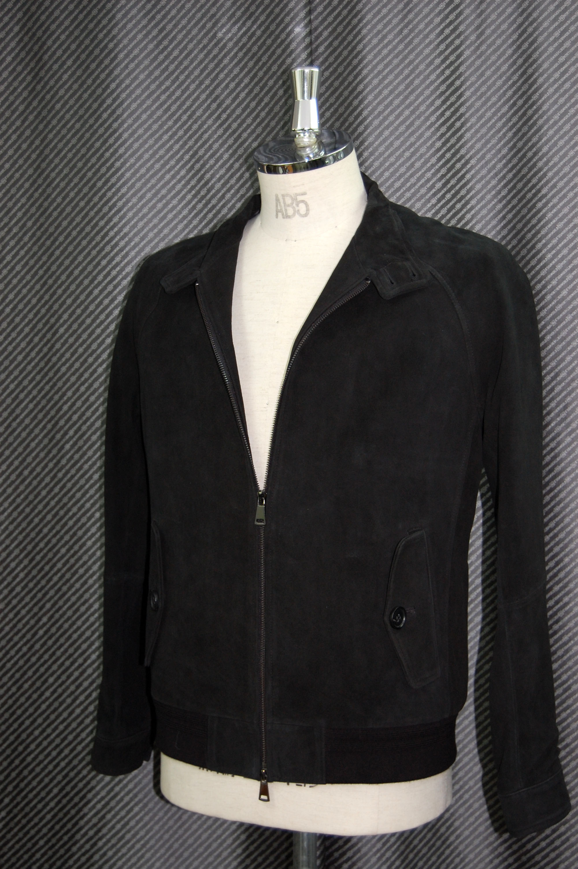 JEAN-LOUIS SCHERRER　Men'sラムレザー　スタンドカラージャケットの画像