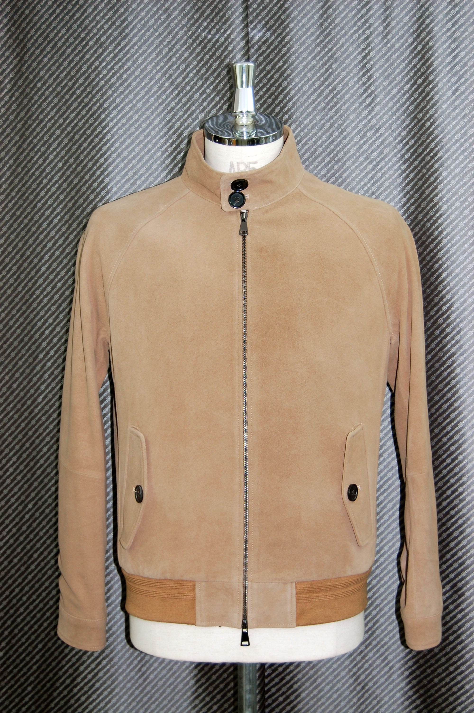 JEAN-LOUIS SCHERRER　Men'sラムレザー　スタンドカラージャケットの画像