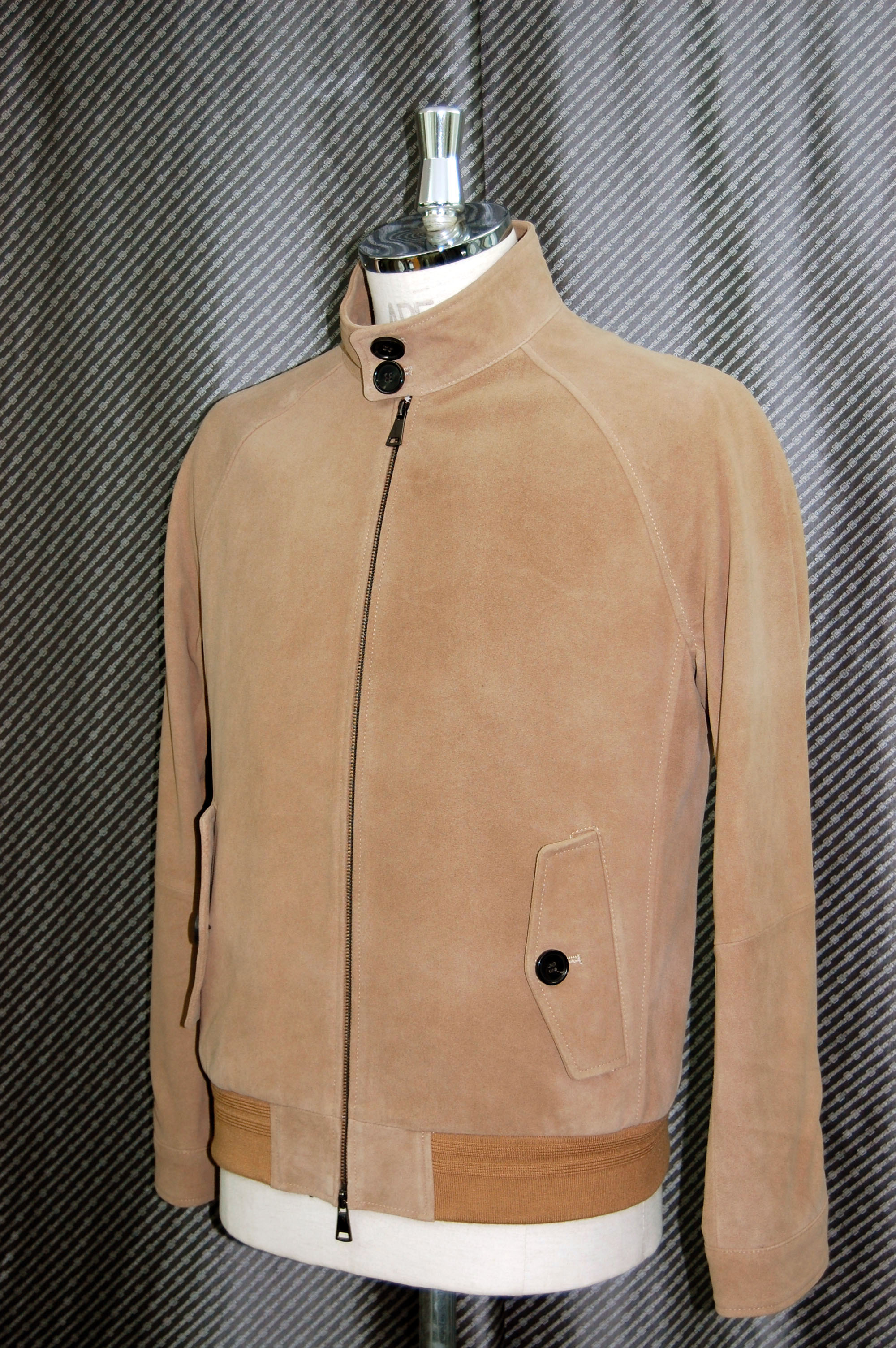 JEAN-LOUIS SCHERRER　Men'sラムレザー　スタンドカラージャケットの画像