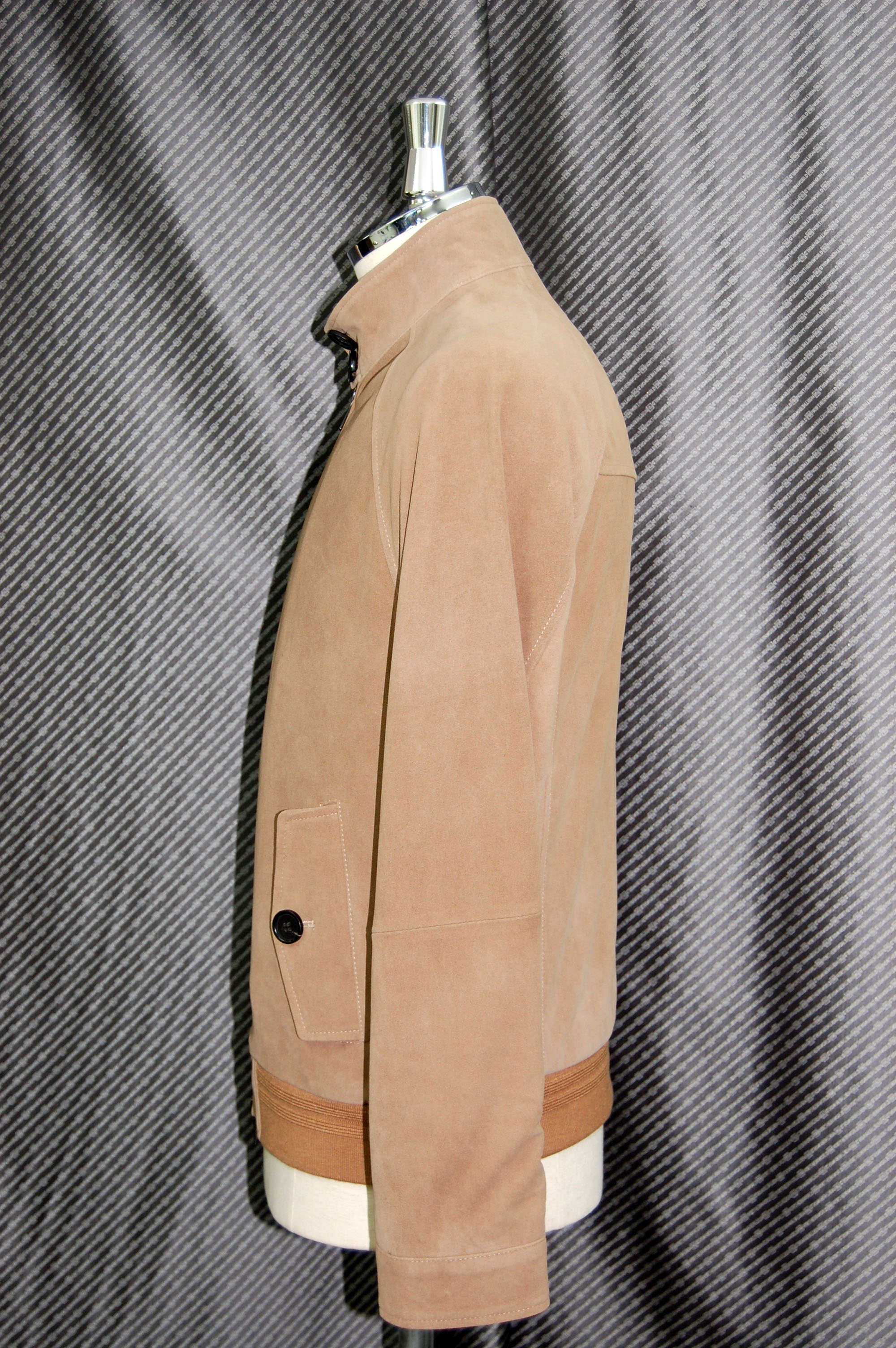 JEAN-LOUIS SCHERRER　Men'sラムレザー　スタンドカラージャケットの画像