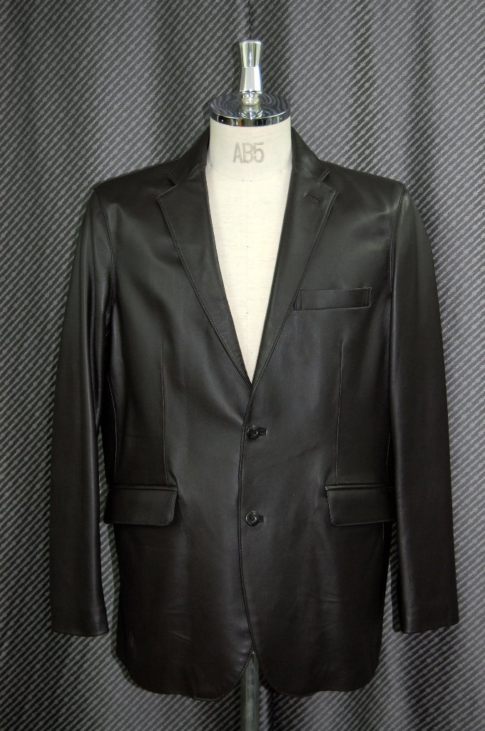 BALMAIN Men'sラムレザー テーラードジャケット(A000000870