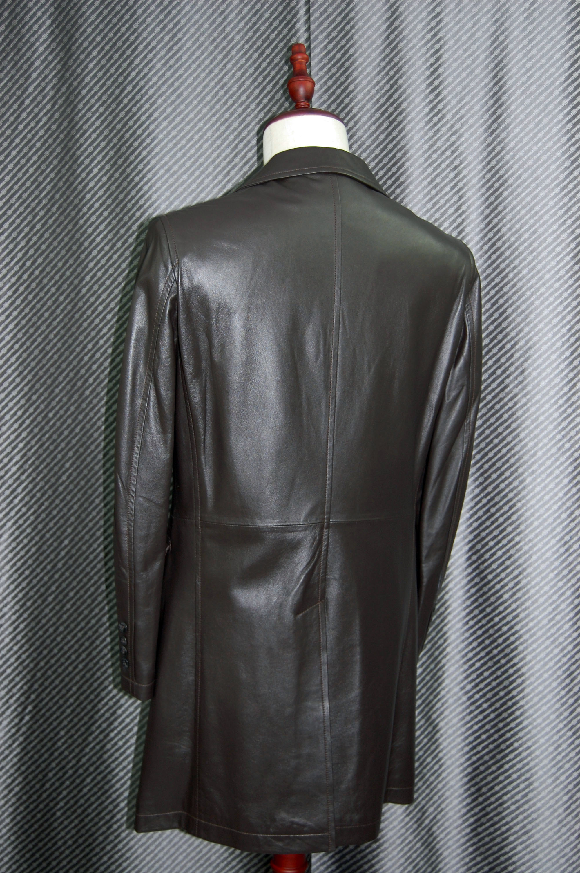 BALMAIN　Men'sラムレザー　チェスターコートの画像