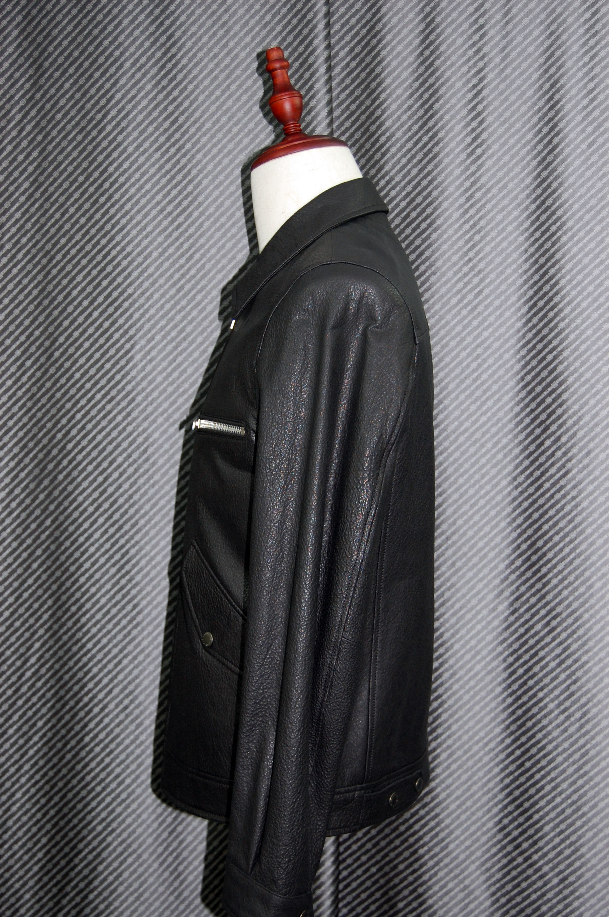 JEAN-LOUIS SCHERRER　Men'sラムレザー　シングルライダースジャケットの画像