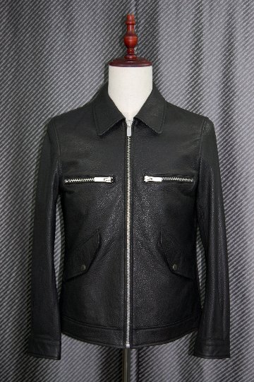 JEAN-LOUIS SCHERRER　Men'sラムレザー　シングルライダースジャケットの画像