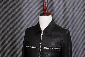 JEAN-LOUIS SCHERRER　Men'sラムレザー　シングルライダースジャケットの画像