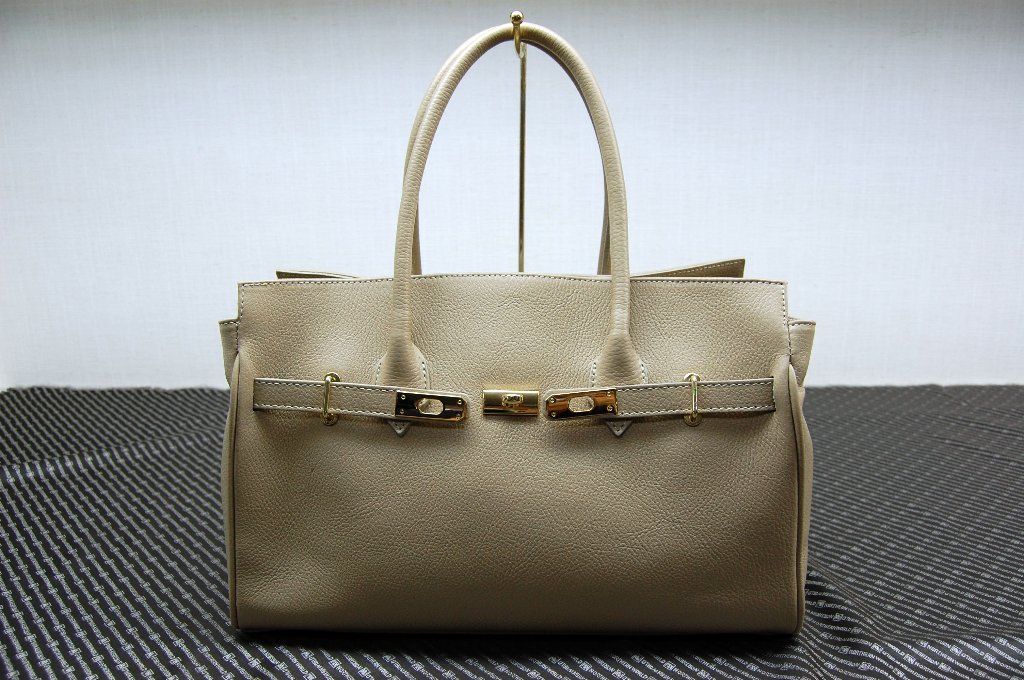 イタリアンカーフレザー　ミニボストンバッグの画像