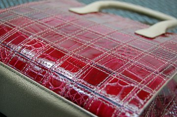 シャイニングクロコダイル　パッチワークミニトートバッグの画像