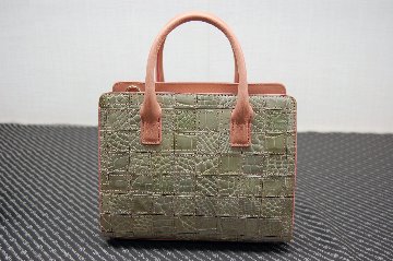 シャイニングクロコダイル　パッチワークミニトートバッグの画像