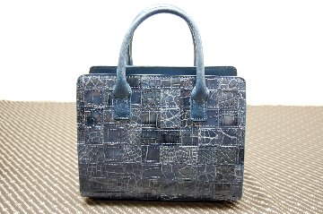 シャイニングクロコダイル　パッチワークミニトートバッグの画像