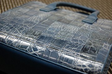 シャイニングクロコダイル　パッチワークミニトートバッグの画像