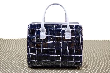 シャイニングクロコダイル　パッチワークミニトートバッグの画像