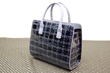 シャイニングクロコダイル　パッチワークミニトートバッグの画像