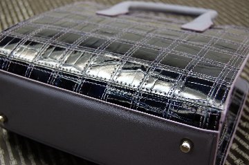 シャイニングクロコダイル　パッチワークミニトートバッグの画像