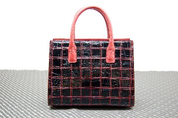 シャイニングクロコダイル　パッチワークミニトートバッグの画像