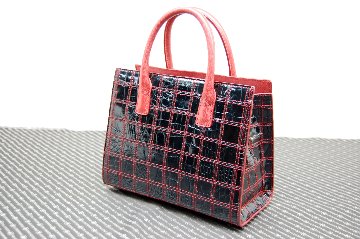 シャイニングクロコダイル　パッチワークミニトートバッグの画像