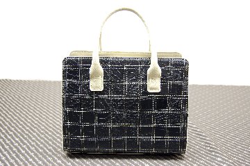 マットクロコダイル　パッチワークミニトートバッグの画像