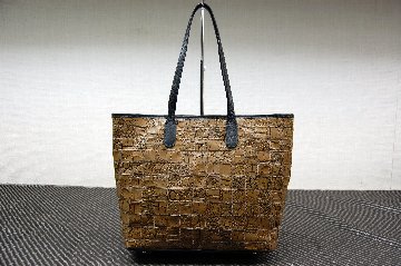 マットクロコダイル　パッチワークトートバッグの画像
