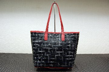 マットクロコダイル　パッチワークトートバッグの画像