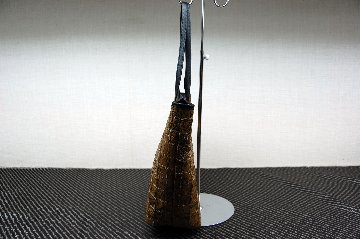 マットクロコダイル　パッチワークトートバッグの画像
