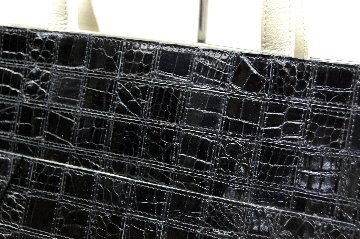 シャイニングクロコダイル　パッチワークトートバッグの画像