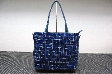 シャイニングクロコダイル　パッチワークトートバッグの画像