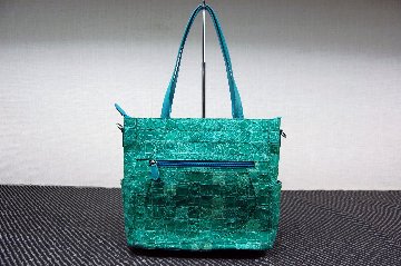 シャイニングクロコダイル　パッチワークトートバッグの画像