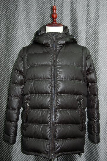 JEAN-LOUIS SCHERRER　Men'sフーディーダウンジャケット　デタッチャブルスリーブの画像