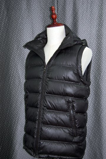 Men'sフーディーダウンジャケット　デタッチャブルスリーブの画像